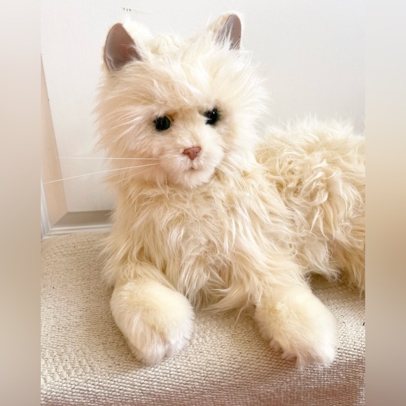 Hasbro Joy for All Companion Pet Cat Creamy White 2015 WORKS EXCELLENT - Picture 2 of 7